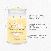 Vanilla Cupcake - Yankee Candle Signature Duftkerze im Glas (groß) - Kerze mit Brenndauer bis zu 90 Stunden