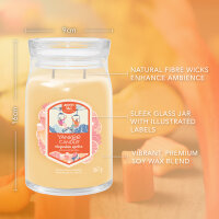 Slopeside Spritz - Yankee Candle Winterkollektion Apres Ski Signature Duftkerze im Glas (groß) - Kerze mit Brenndauer bis zu 90 Stunden