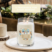 Vanilla Flurries - Yankee Candle Winterkollektion Apres Ski Signature Duftkerze im Glas (groß) - Kerze mit Brenndauer bis zu 90 Stunden