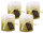 Stumpenkerze, handgemacht Weiss-Gold-Metallic (4er Set) 7,2 x 6,8 cm - Kerze für Adventskranz, Kerzen, Advent