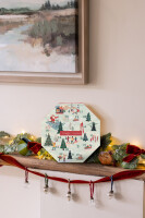Yankee Candle Adventskalender 2025 "24 days of fragrance" gefüllt mit 24 Teelichtern und 1 Teelichthalter - Adventskranz mit Kerzen