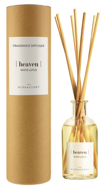 Raumduft Diffuser [Heaven] White Lotus Olphactory 100 ml  - Lufterfrischer, Duftstäbchen, Raum Duft, Verdunster
