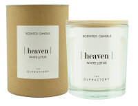 Duftkerze [Heaven] White Lotus im Glas 200 g  -...