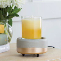 Candle Warmers Elektrische Duftlampe Midas 2in1  für Duftwachs / Wax Melts und als Kerzenständer
