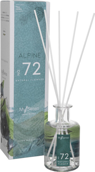 My Senso Alpine Diffuser N°72 Natural Flowers Raumduft 200 ml  - Lufterfrischer, Duftstäbchen, Raum Duft, Verdunster