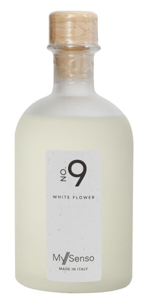 My Senso Refill Nachfüllflasche für Premium Diffuser N°9 White Flower 240 ml  - Lufterfrischer, Duftstäbchen, Raum Duft, Verdunster
