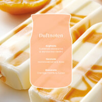 Tangerine & Vanilla - Yankee Candle Sommerkollektion Signature Duftkerze im Glas (groß) - Kerze mit Brenndauer bis zu 80 Stunden