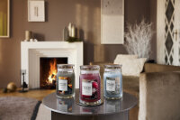 Crackling Embers - Yankee Candle Winterkollektion Signature Duftkerze im Glas (groß) - Kerze mit Brenndauer bis zu 80 Stunden