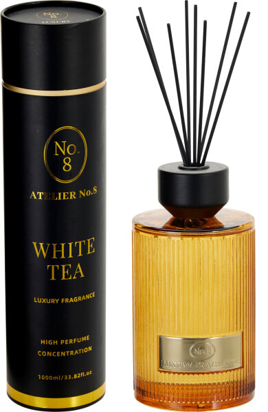 Raumduft XL Diffuser Luxury Fragrance Atelier No 8 VELVET ROSE 1000 ml  - Lufterfrischer, Parfüm, Duftstäbchen, Luxus Raum Duft, Verdunster