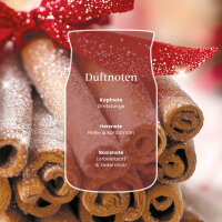 Sparkling Cinnamon - Yankee Candle Winterkollektion Signature Duftkerze im Glas (groß) - Kerze mit Brenndauer bis zu 80 Stunden