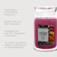 Jingle Mingle - Yankee Candle Limited Edition Signature Duftkerze im Glas (groß) - Kerze mit Brenndauer bis zu 80 Stunden