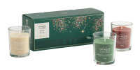 Yankee Candle Gift Set Geschenkbox mit 3 Tumbler Kerzen - Geschenkset Weihnachten