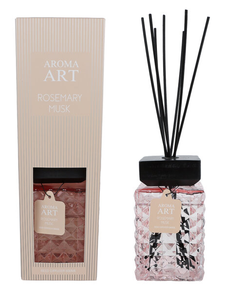 Raumduft XL Diffuser Aroma Art Rosmarin-Moschus 800 ml  - Lufterfrischer, Parfüm, Duftstäbchen, Luxus Raum Duft, Verdunster