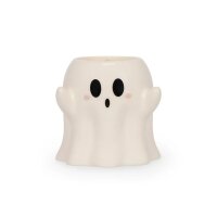 Legami Duftkerze GHOST Halloween mit Amber Night Duft - Kerze im Keramiktopf, Geisterkerze